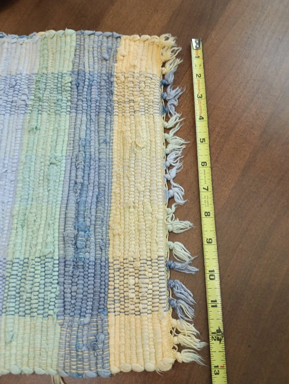 4 Piece Set of Pastel Fringe Placemats (18